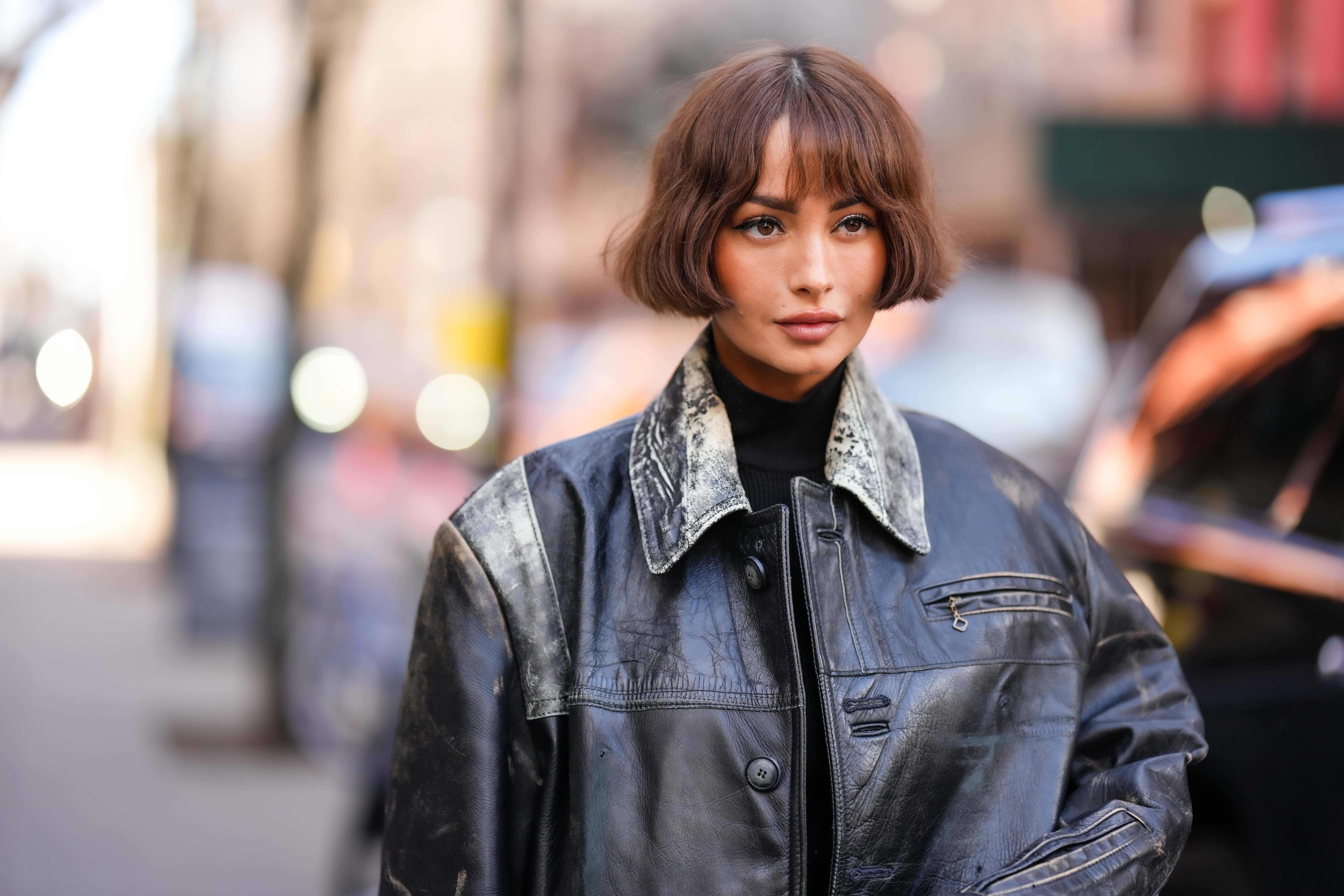 Wearing a Leather Jacket in the Winter - The Style Contour
