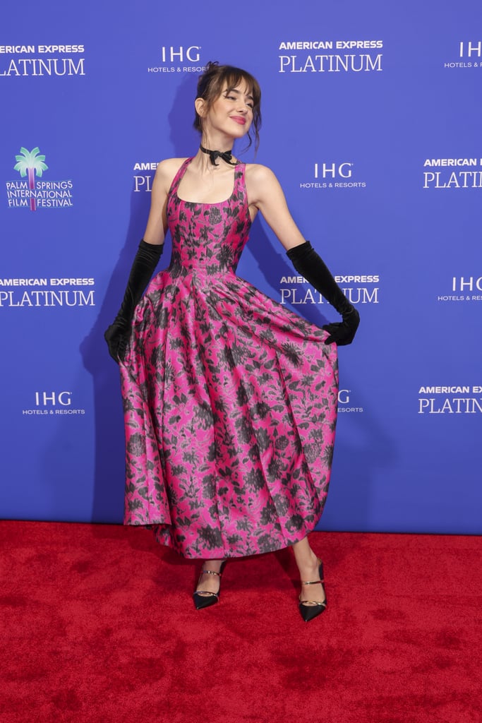 Julia Butters's Floral Dress at Palm Springs Film Festival