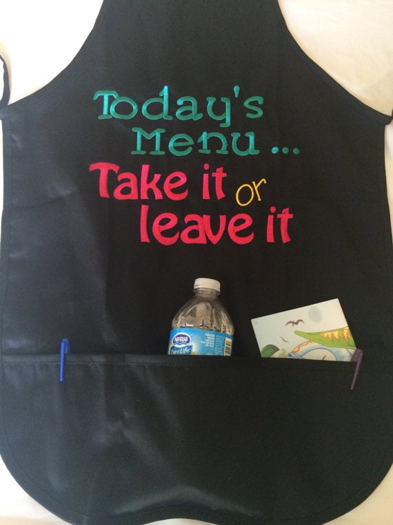 "Today's Menu" Apron