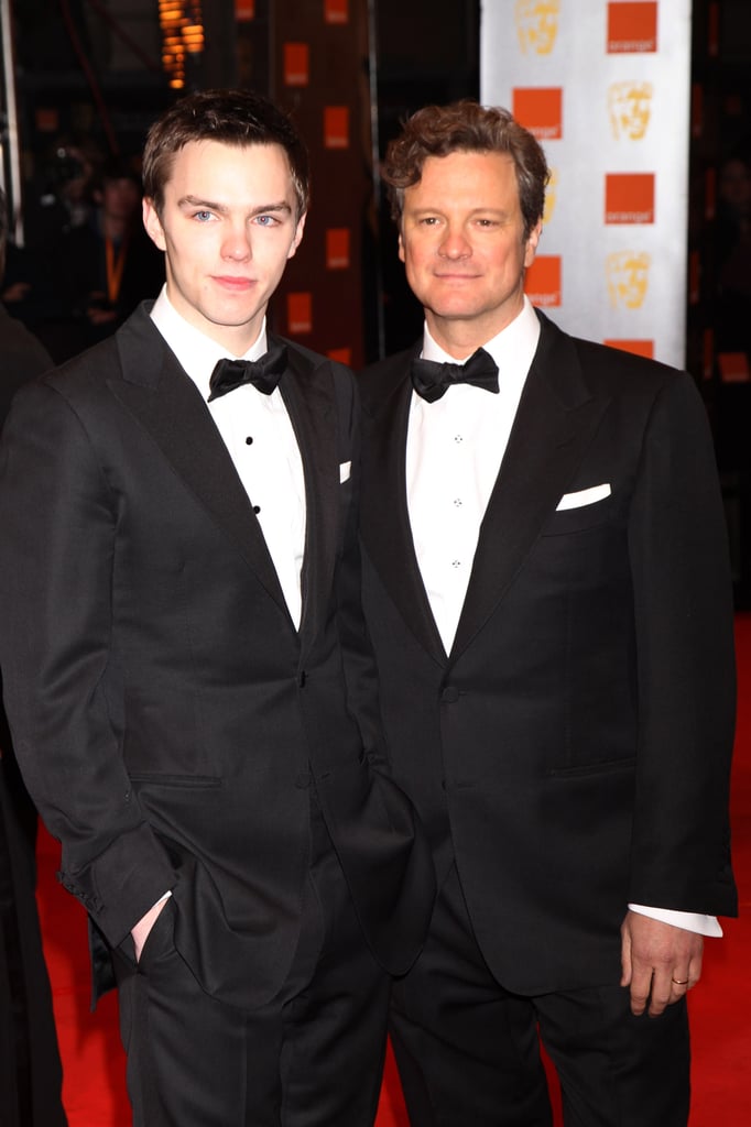 Nicholas Hoult and Colin Firth, 2010