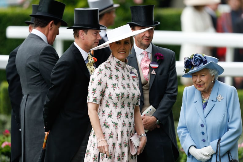 Prince Edward, Sophie, Countess of Wessex, and Queen Elizabeth II