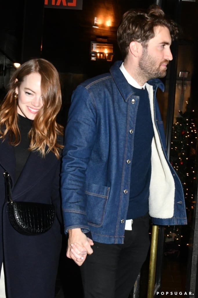 Emma Stone and Dave McCary Hold Hands Walking to SNL Party