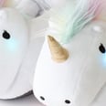 These Light-Up Unicorn Slippers (From Amazon!) Are All We Want For Chillin' at Home