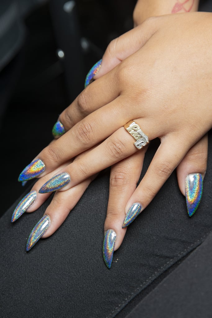 The Trend: Holographic Stiletto Nails