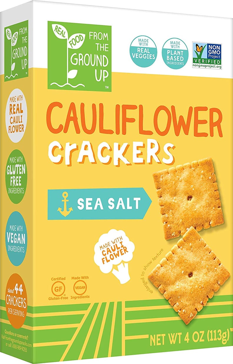 Real Food From the Ground Up Sea Salt Cauliflower Crackers