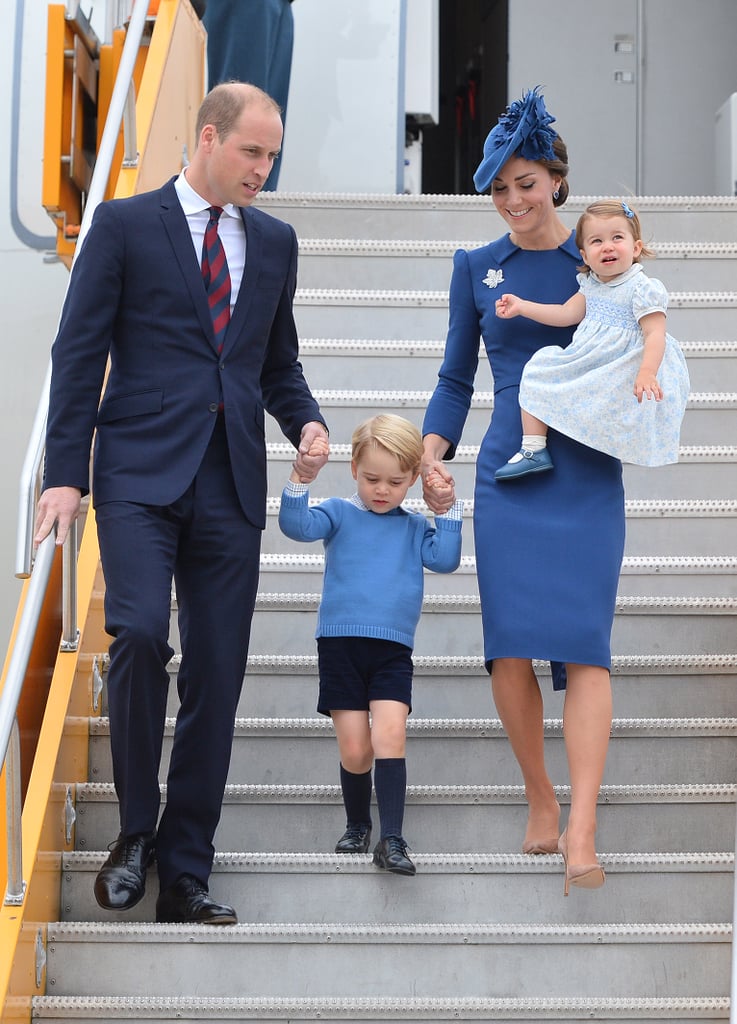 They went against royal protocol yet again when they they packed up George and Charlotte for their Canada trip in 2016.