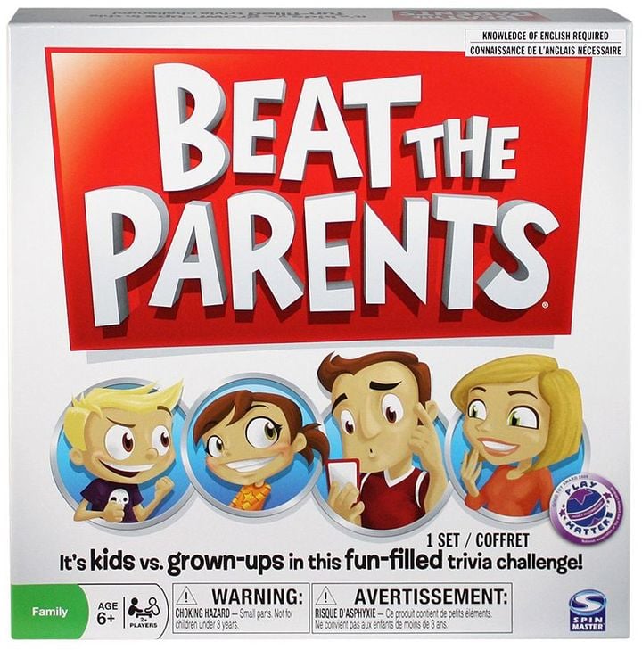 Spin Master Beat the Parents Trivia Game