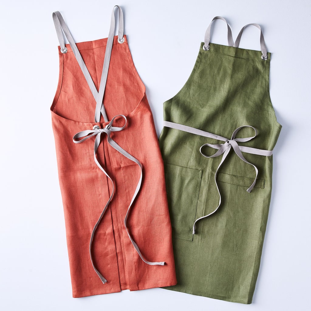 Studiopatró Cross-Back Linen Kitchen Aprons