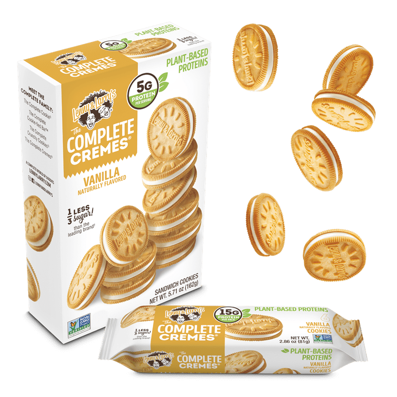 Lenny & Larry's Complete Cremes Vanilla Sandwich Cookies Nutrition