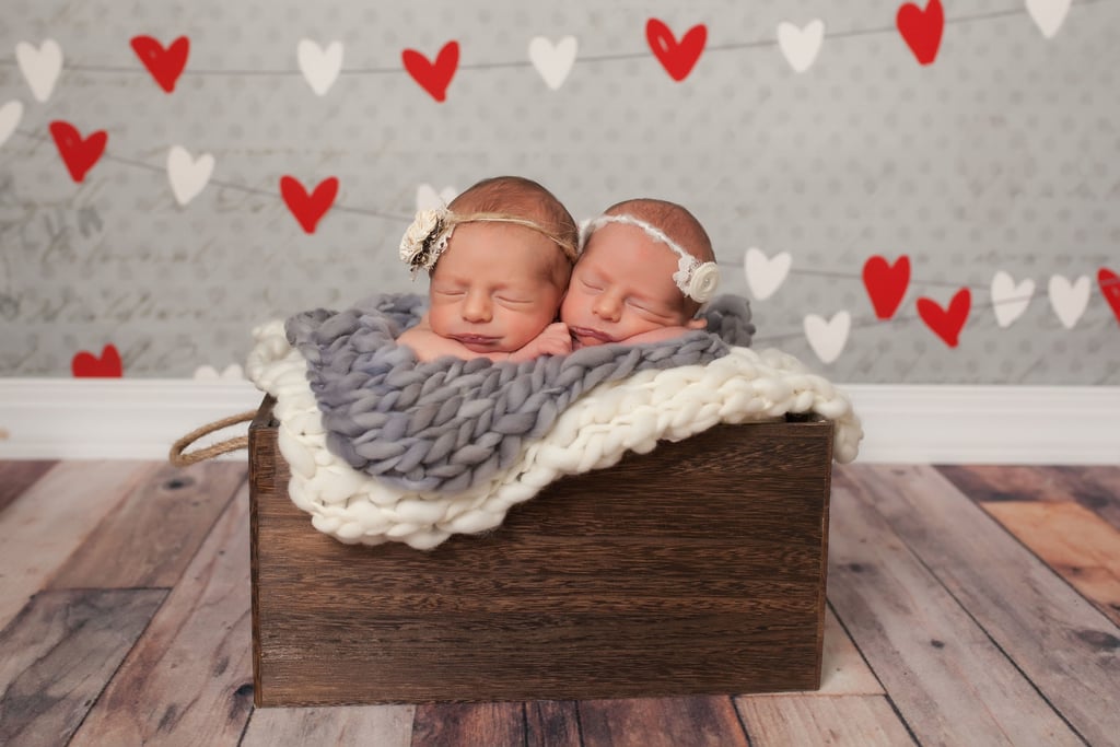 2 Sets of Twins Newborn Photo Shoot