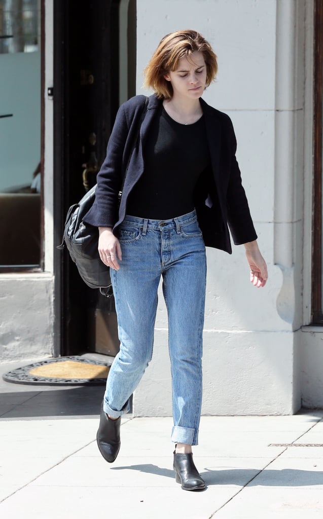 Emma Watson Wearing Jeans April 2016 | POPSUGAR Fashion