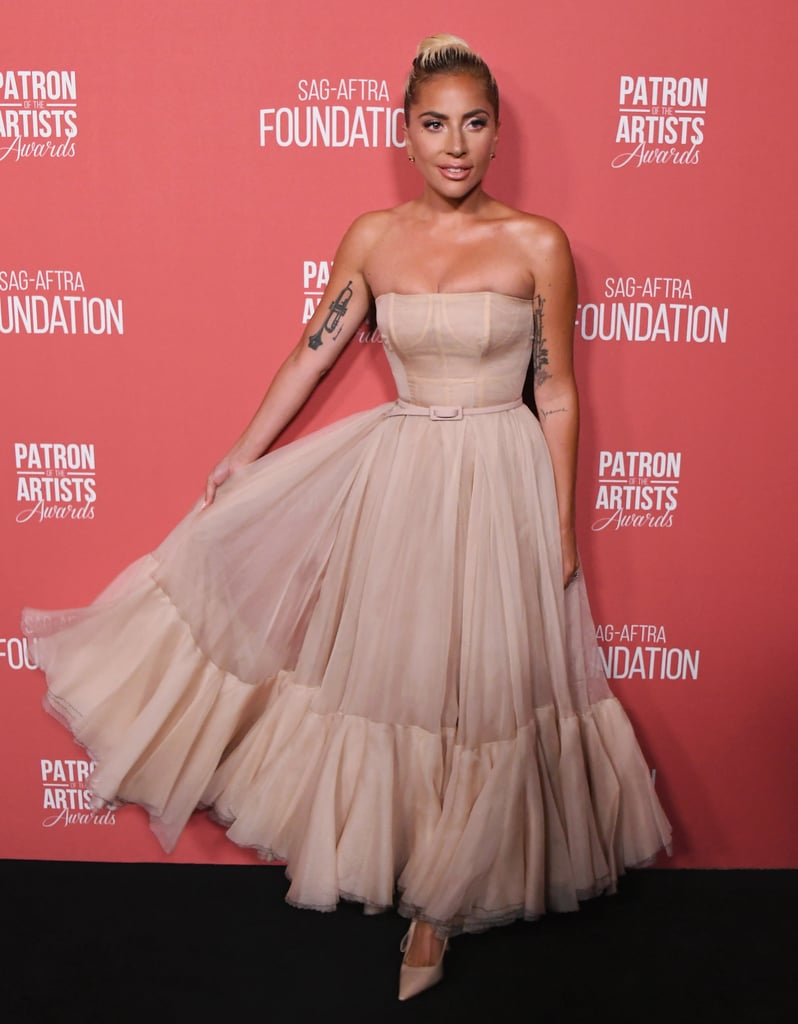 Lady Gaga Dior Dress 2018