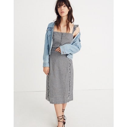Madewell Gingham Pencil Skirt