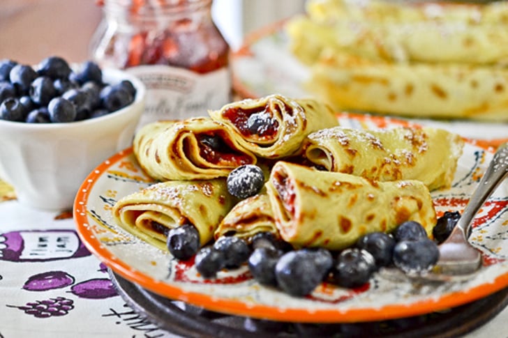 Peanut Butter and Jelly Crepes