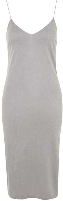 You can always use another layerable slip dress ($50) like this gray one.