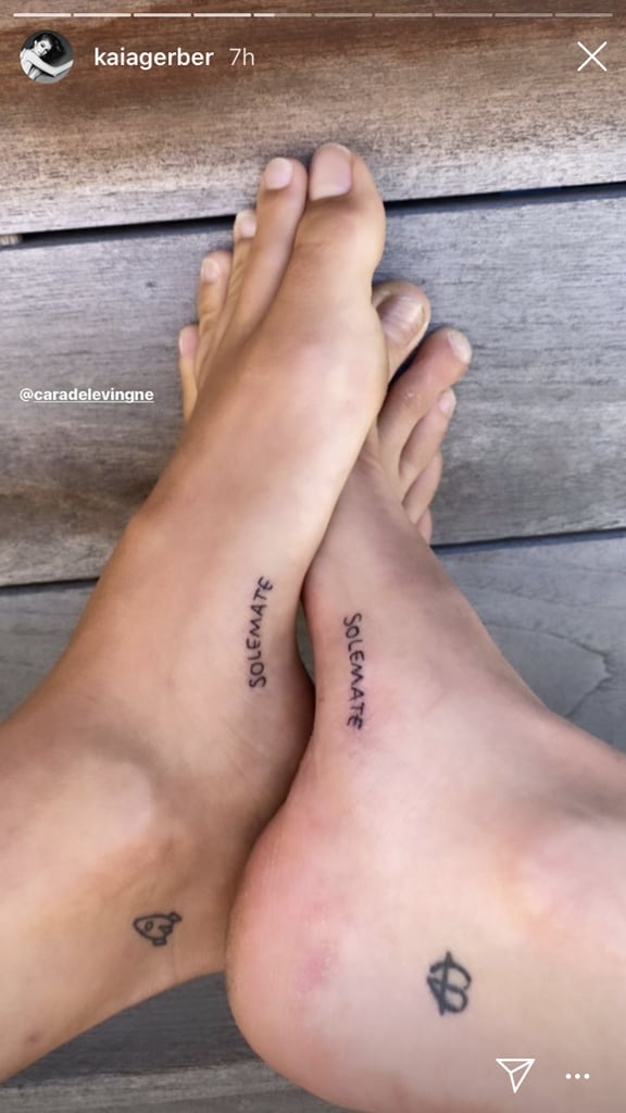 Cara Delevingne's "Solemate" Tattoo