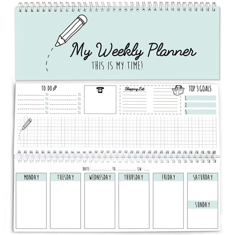 Cupcakes & Kisses Weekly Desk Calendar and Daily Planner