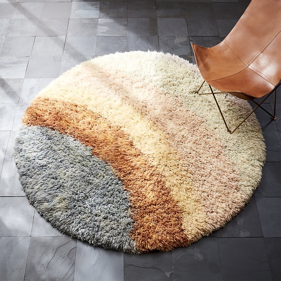 Be Who We Are Natural Shag Rug ($699-$1,199)