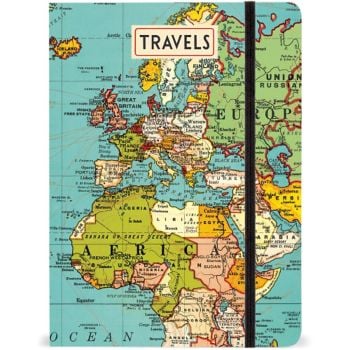 Cavallini Vintage Map Journal