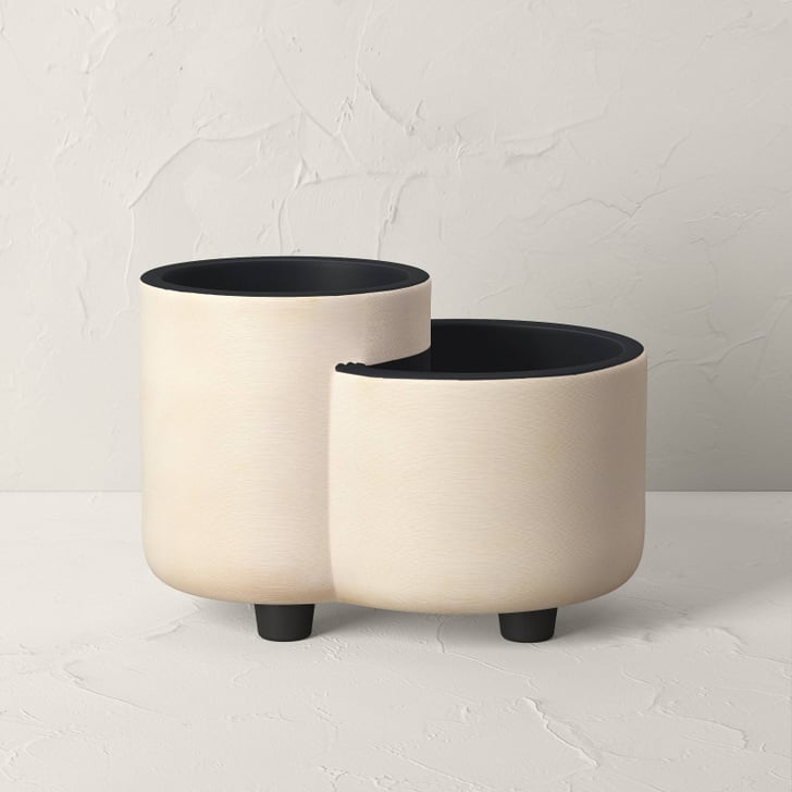 A Unique Opalhouse x Jungalow Outdoor Stoneware Tiered Footed Planter