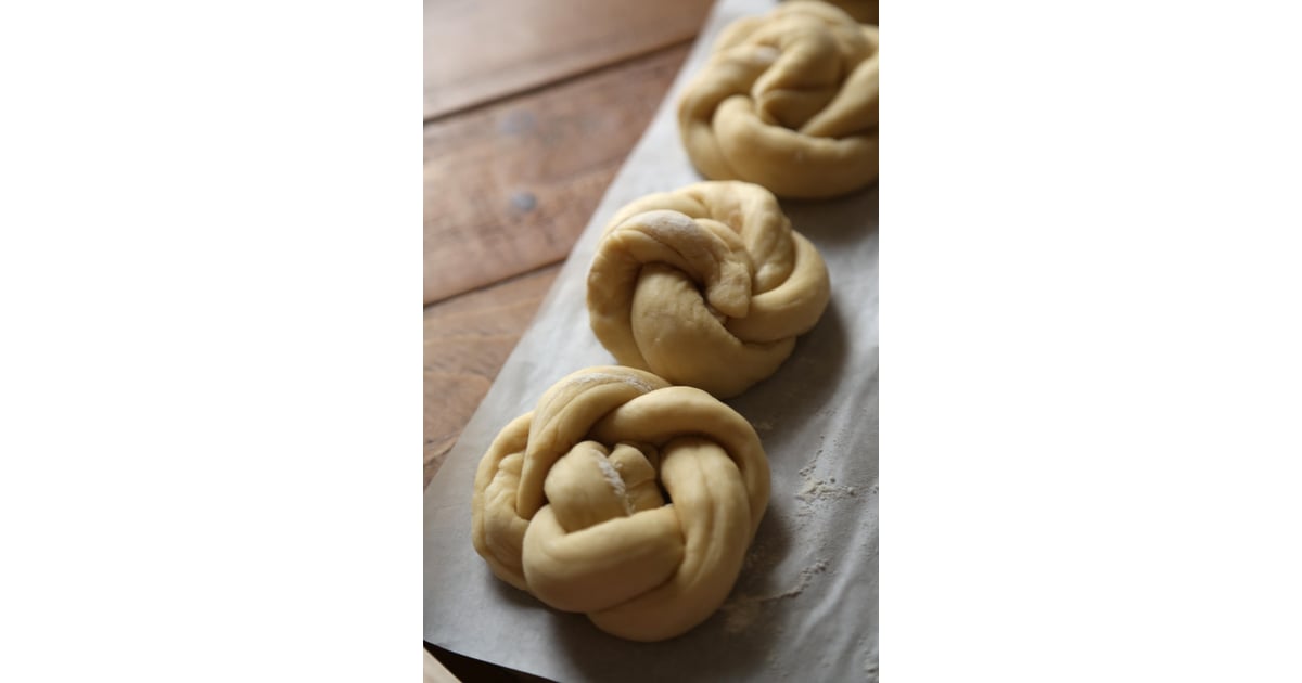Line a Baking Sheet How to Braid Challah Bread Rolls POPSUGAR Food