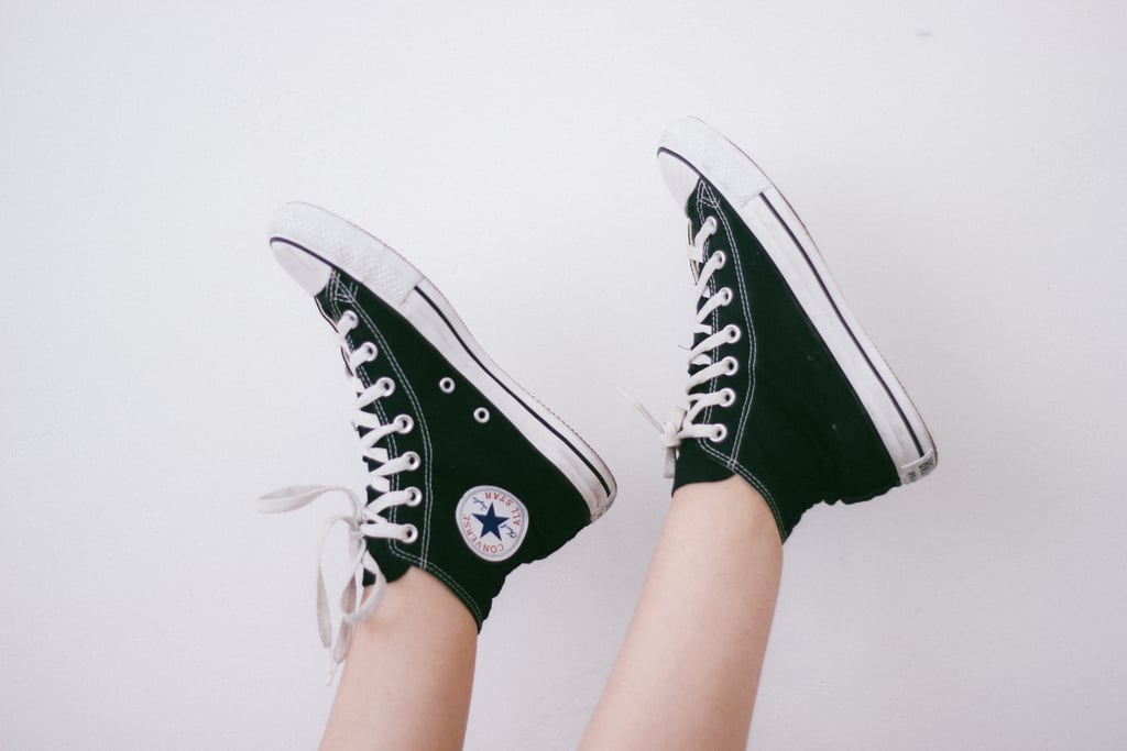 workout in converse shoes