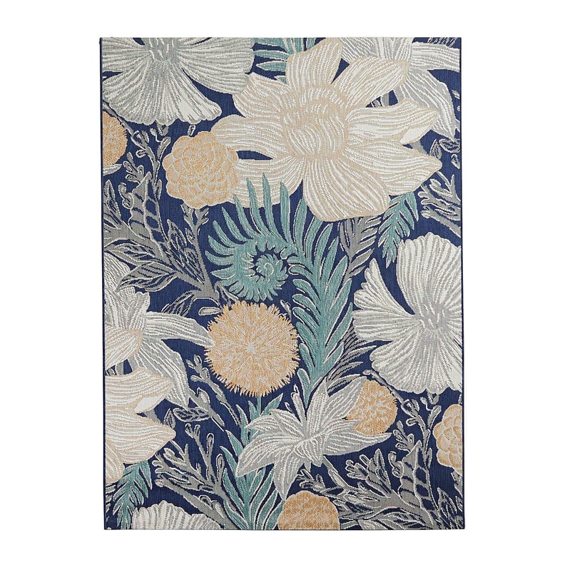 Painted Floral Rug