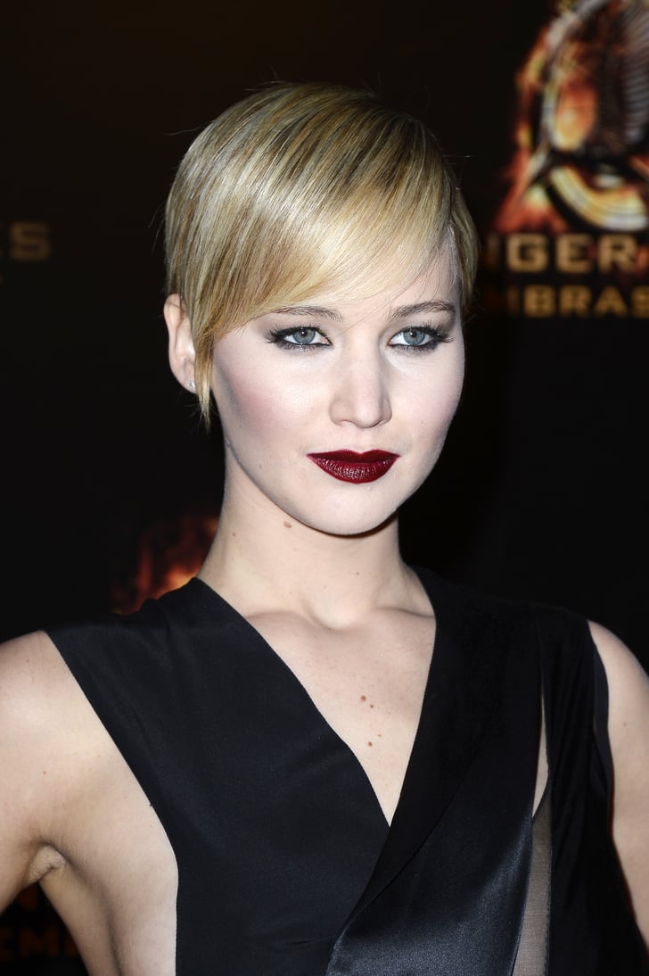 Jennifer Lawrence Hair Makeup Catching Fire Paris Premiere