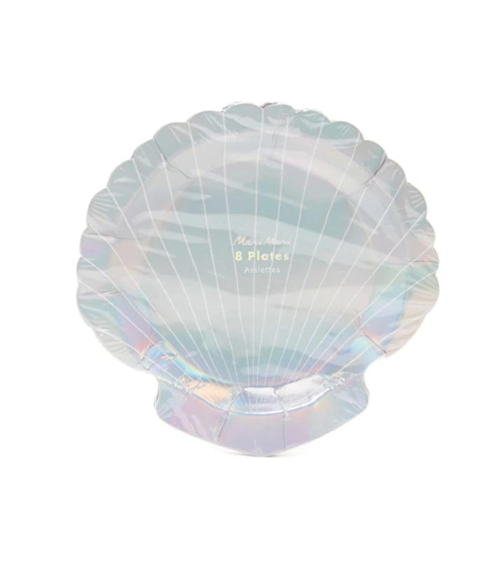 Forever 21 Holographic Seashell Plates