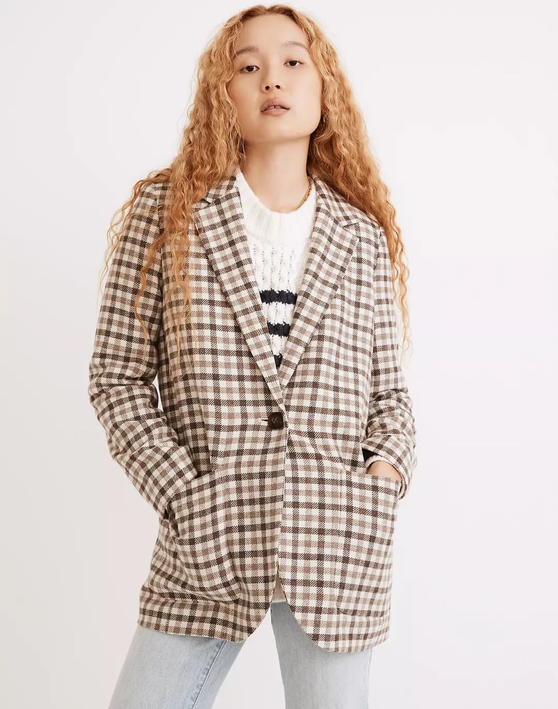 A Business Look: Larsen Blazer in Undyed Check