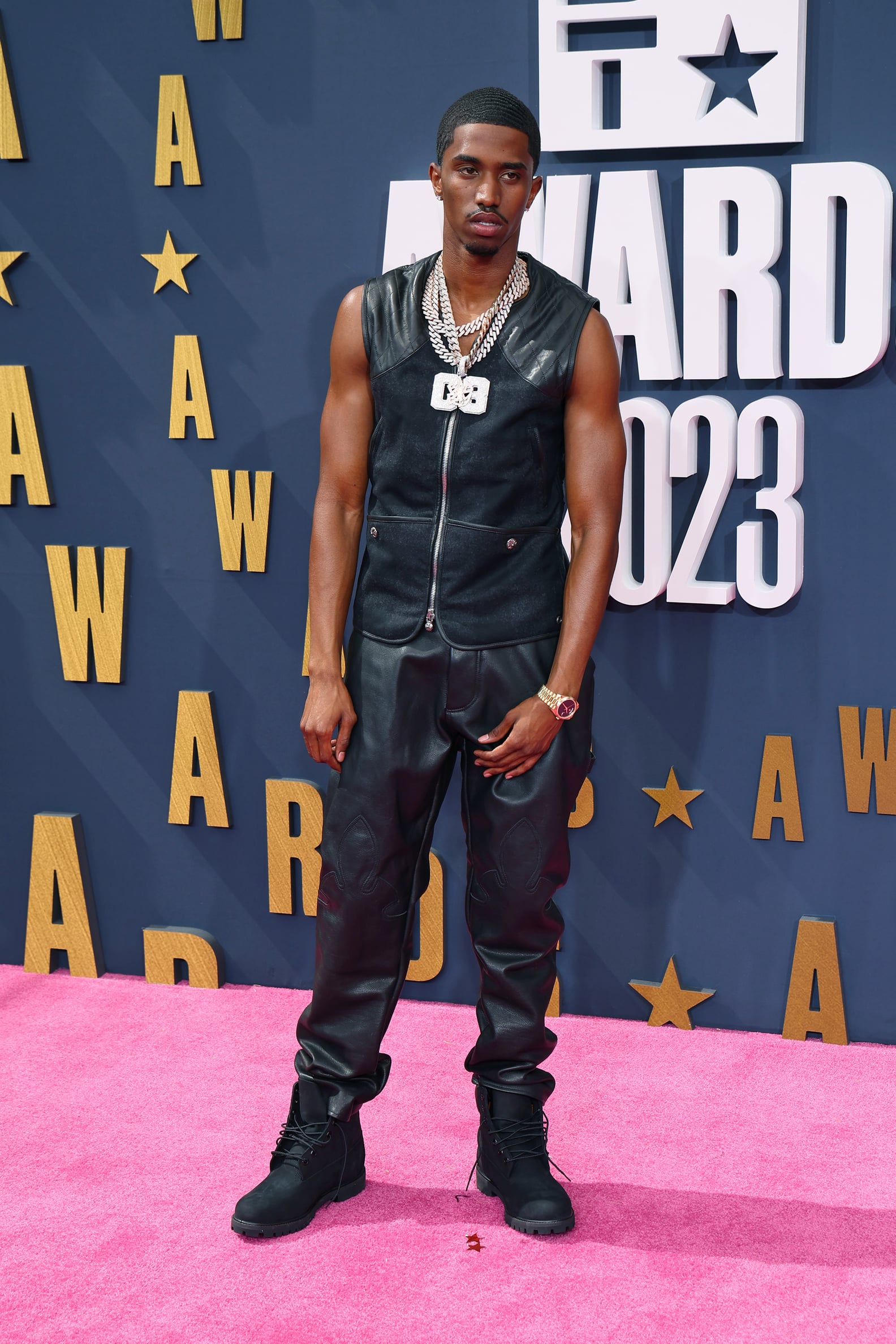 Christian King Combs Walks Red Carpet at the 2023 BET Awards PS Celebrity