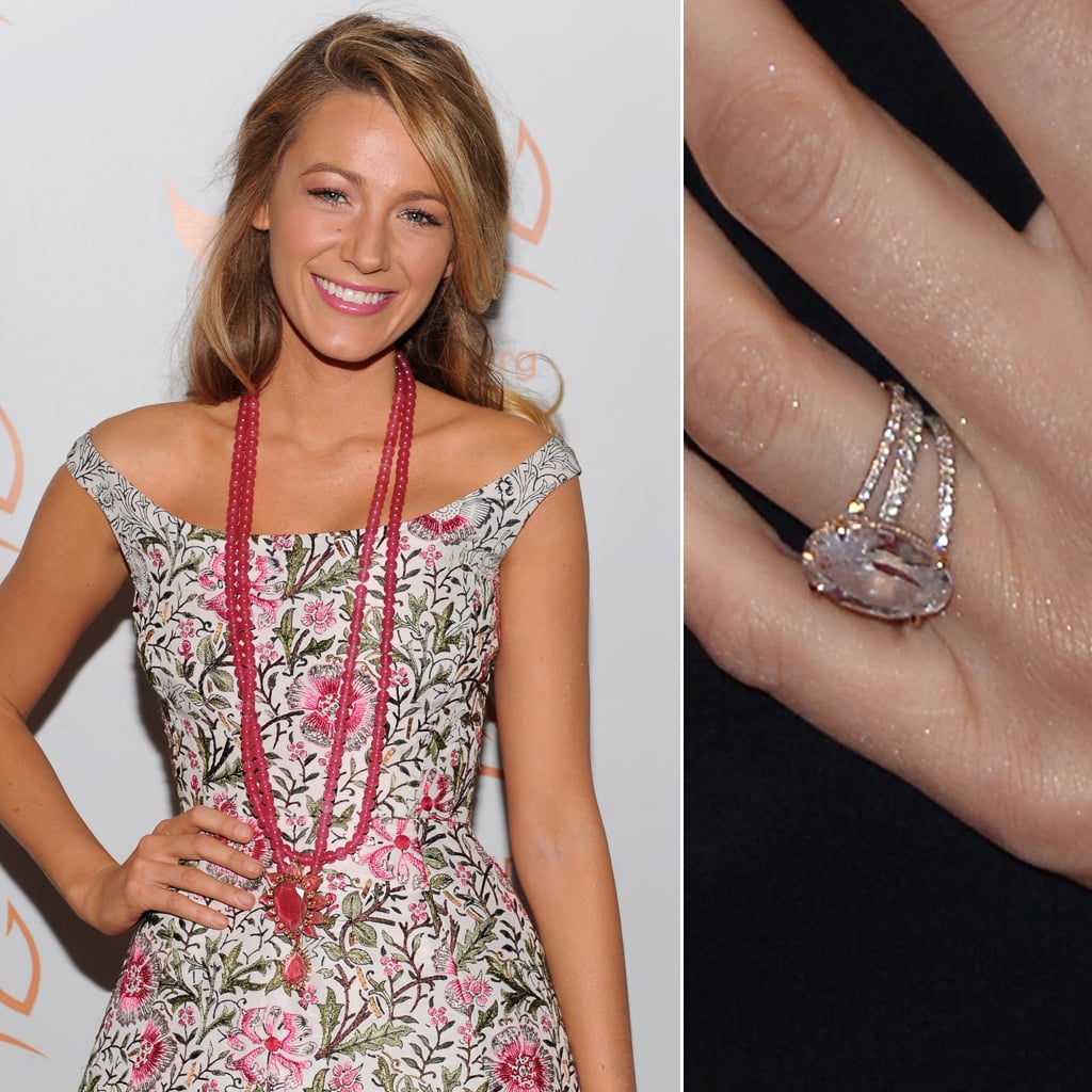 Blake Lively Biggest Celebrity Engagement Rings Popsugar Celebrity