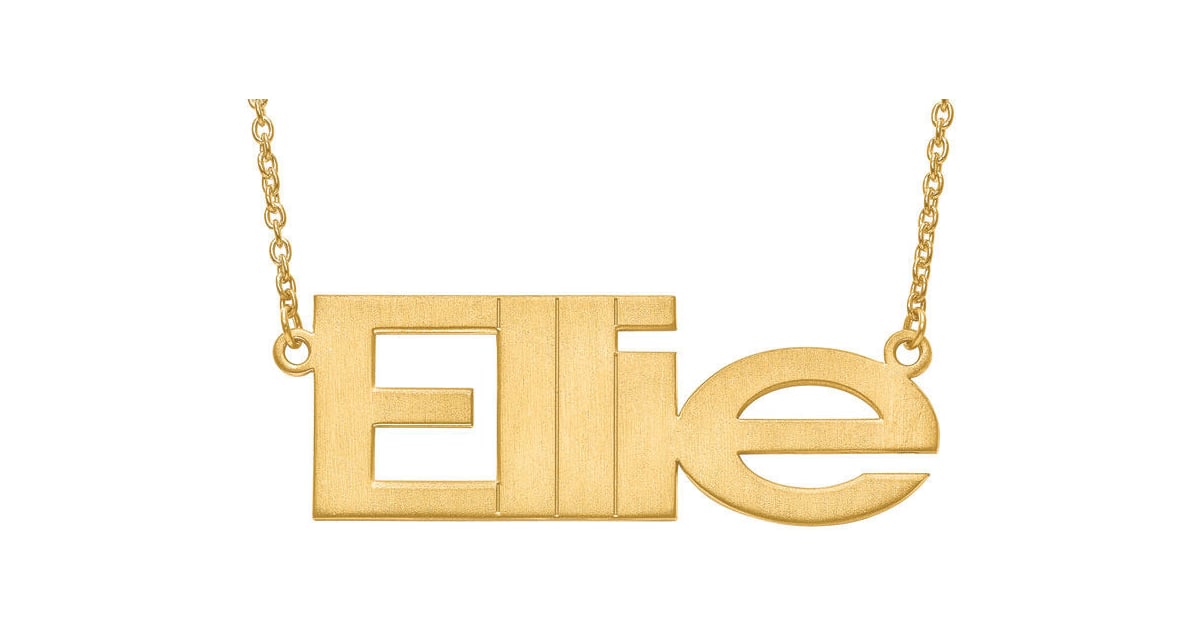 Zales Name Plate Necklace Where to Get Beyonce's "Yonce" Necklace