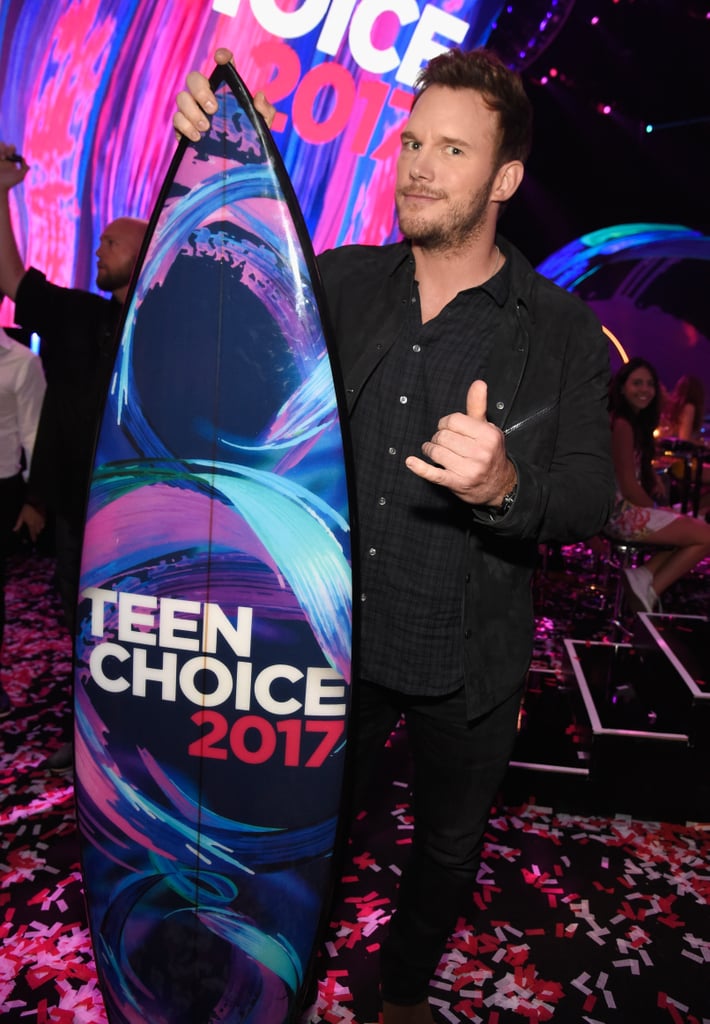 Chris Pratt at the 2017 Teen Choice Awards