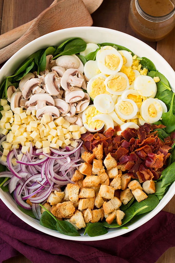 Egg-Topped Spinach Salad