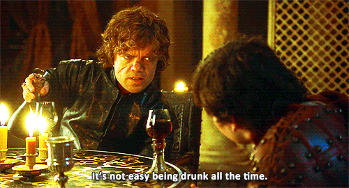 He has mastered the skill of advising while hammered.