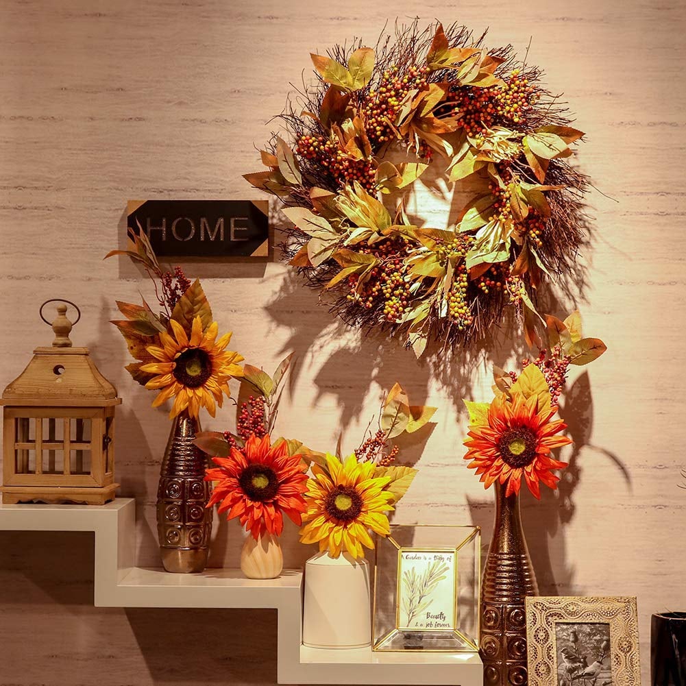 Valery Madelyn 24 inch Fall Wreath