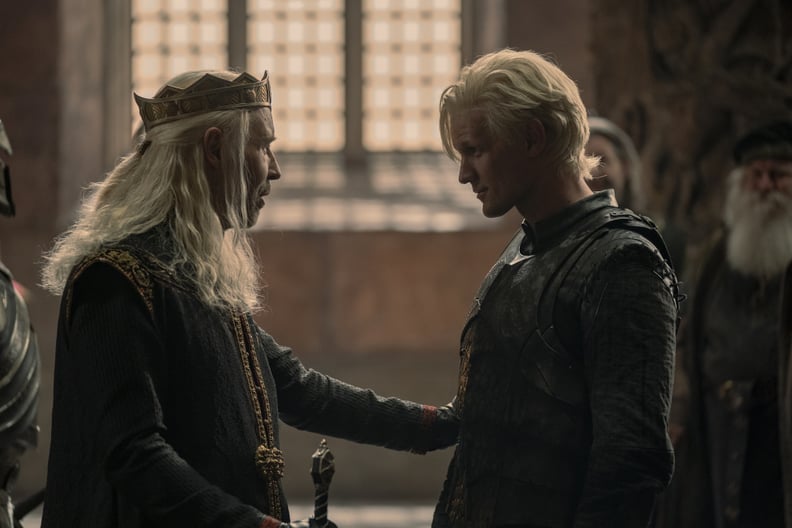 King Viserys and Prince Daemon From "House of the Dragon"