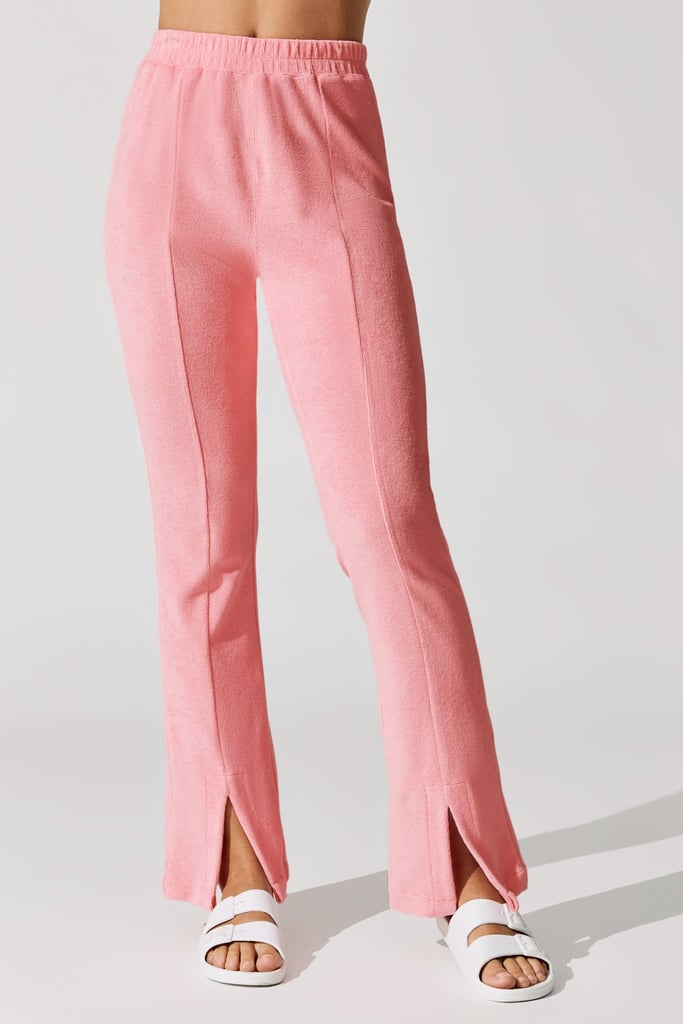 Carbon38 x Eleven by Venus Williams: Snap Split Front Pant In Peony