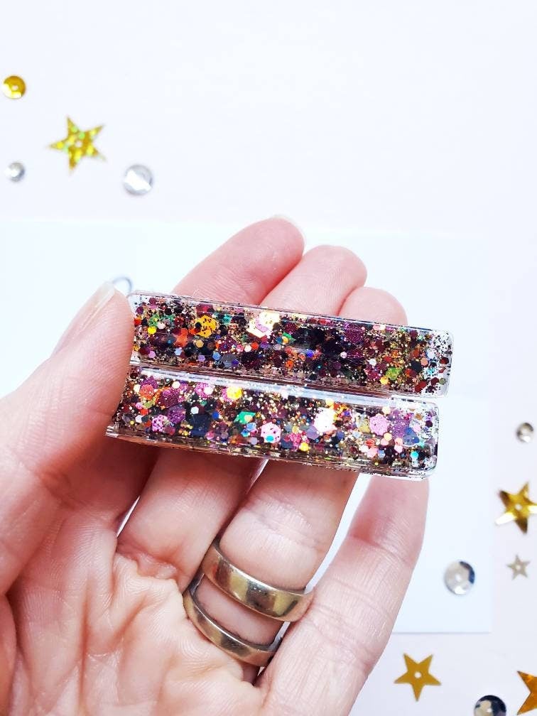 Paisley Pockets Hair Clips