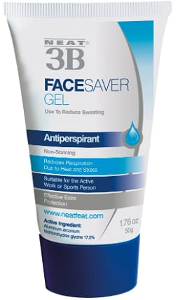 Neat Feat 3B Face Saver Antiperspirant Gel