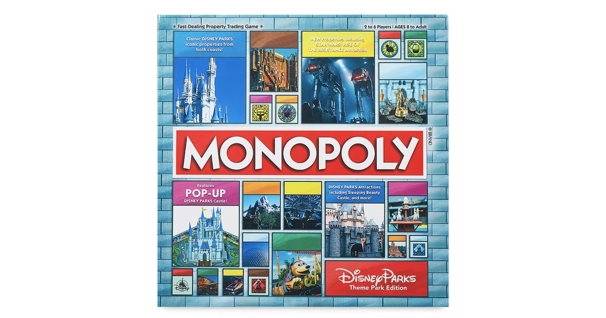 Disney Parks Theme Park Edition Monopoly Game Shop This Disney Theme
