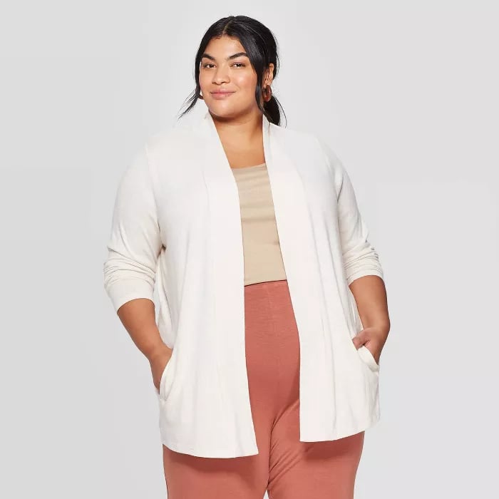 Ava Viv Open Layering Cardigan Target Has a Hidden Section of