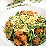 Courgette Noodles With Green Beans