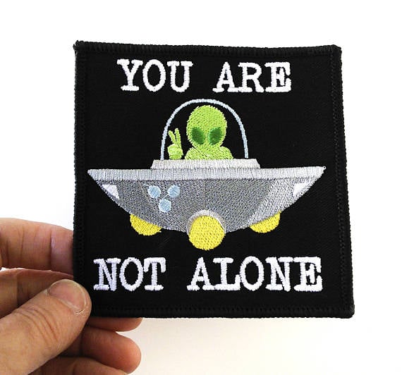 Iron On UFO Patch