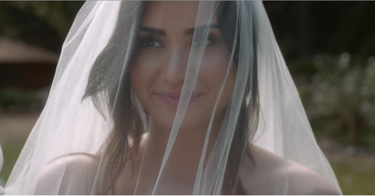 demi lovato wedding dress