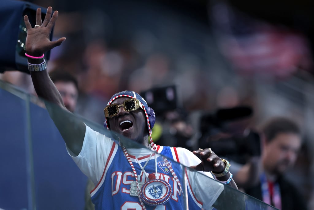 Flavor Flav and the US Women's Olympic Water Polo Team