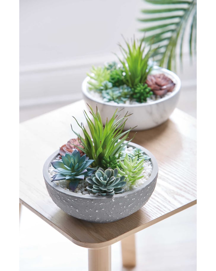 Aldi Artificial Plant in Marble Style Pot Aldi’s Best Cheap Homewares