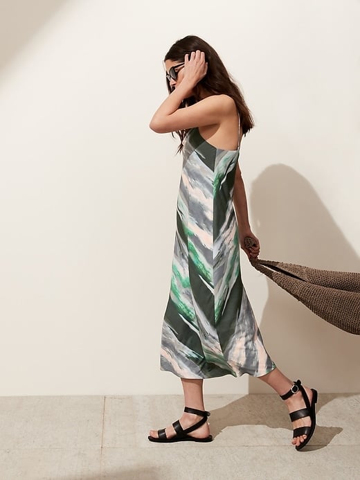 Banana Republic Square-Neck Slip Dress