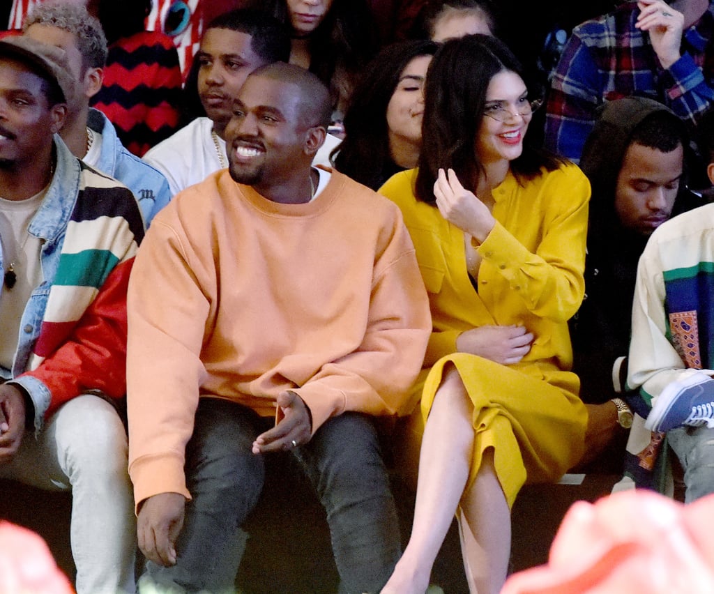 Kendall Jenner and Kanye West at Fashion Show June 2016